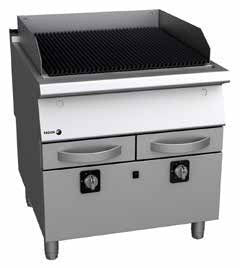 Fagor Kore 700 Series Bench Top Gas Chargrill - B-G710