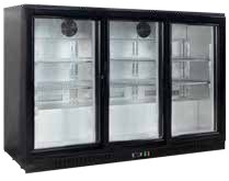 LG-330SC Under Bench Three Sliding Door Bar Cooler