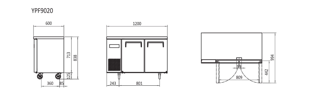 Atosa YPF9020 — Product image 2