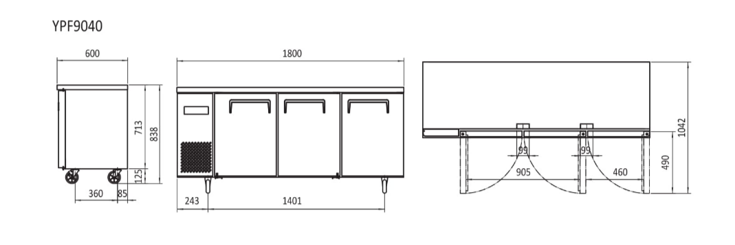 Atosa YPF9040 — Product image 2