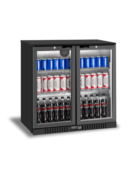 2 SWING DOORS BACK BAR COOLER BB-208HEC