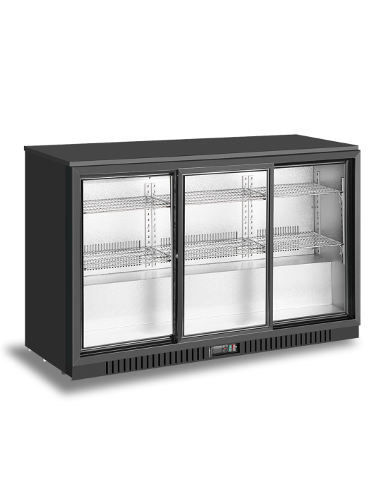 3 SLIDING DOORS BACK BAR COOLER BB-330SEC