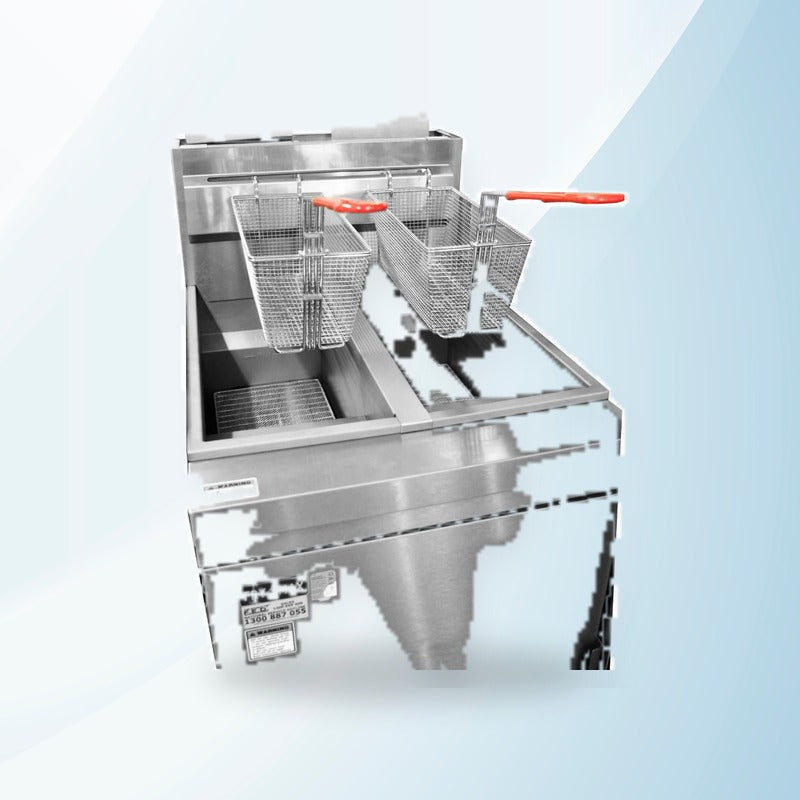 AMING standardized product image - Frymax Superfast LPG Gas Tube Twin Vat Fryer - RC400TELPG