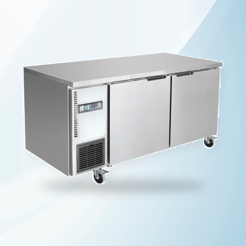 AMING standardized product image - Thermaster Stainless Steel Double Door Workbench Freezer - TL1500BT
