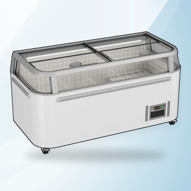 AMING standardized product image - Thermaster Supermarket Island Freezer with Glass Sliding Lids ZCD-E185G