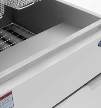 5 TUBES GAS DEEP FRYER W535 X D765 X H1128 COOKRITE ATFS-75-NG