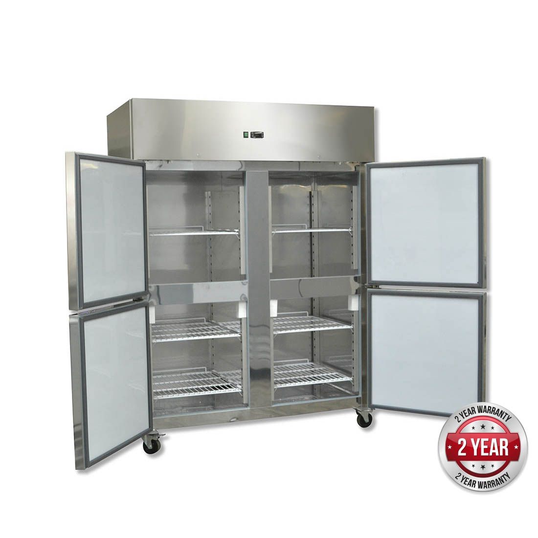 GRAND ULTRA Four 2/1 S/S Door Upright Fridge (GN1410TNM)