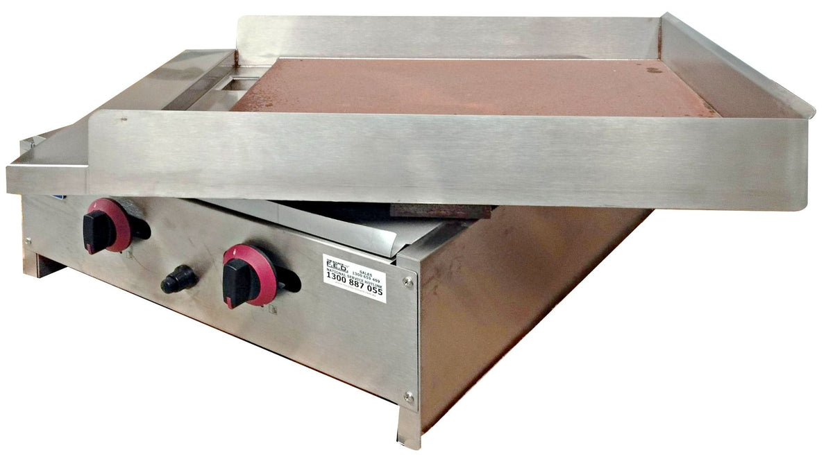 EX-SHOWROOM Gasmax Two burner NG Griddle Top - GG-24 (GG-24-1)