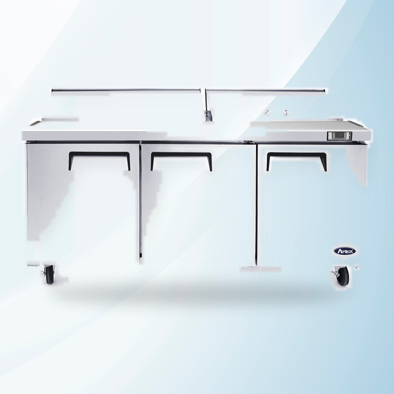 AMING standardized product image - Atosa 3 Door Sandwich Bar with Glass Canopy 1846MM MSF8304G