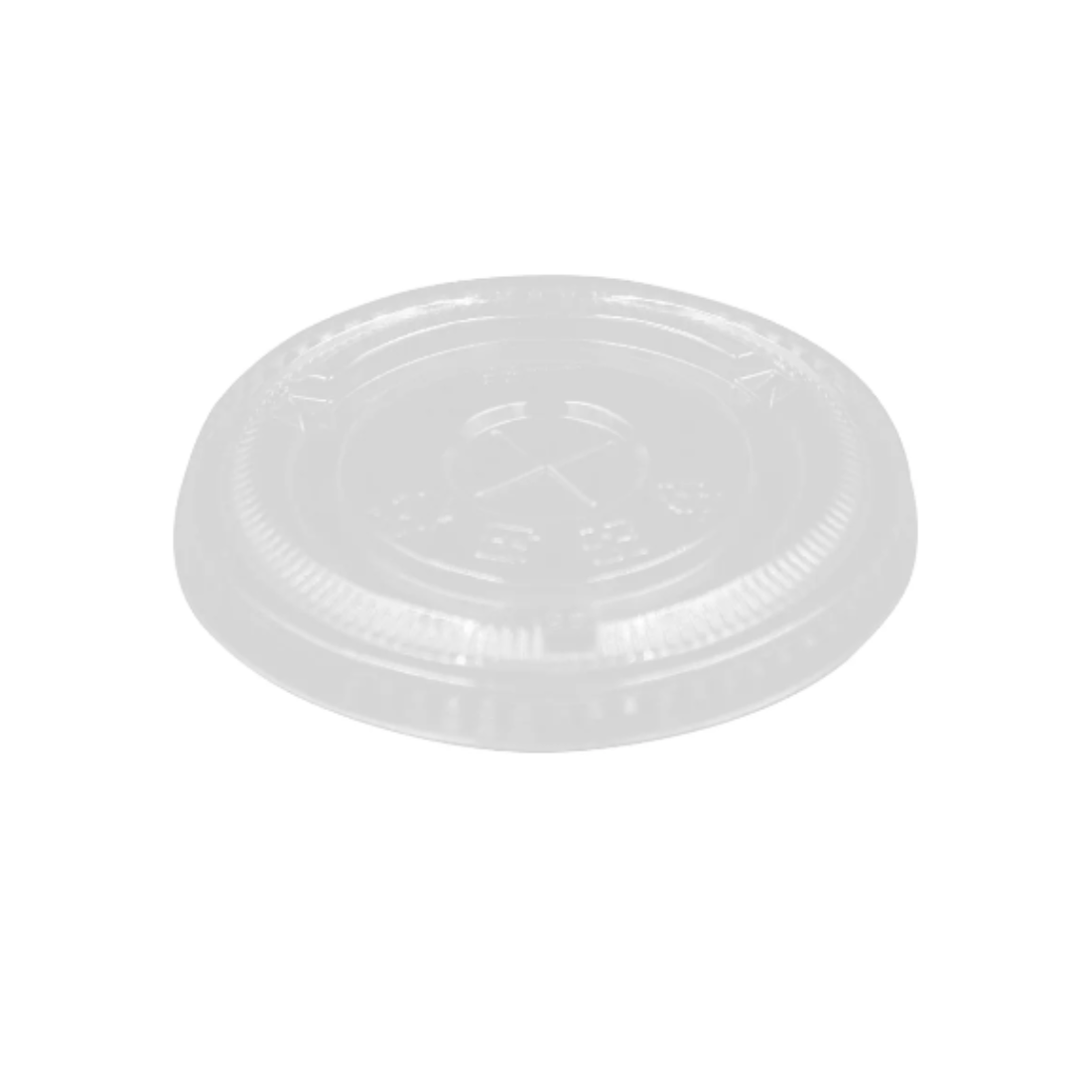 PakMax 90mm PET Flat Lids (CCFL-90C-PET-LID) — Carton of 1000