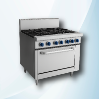 Gas Burners with Oven
