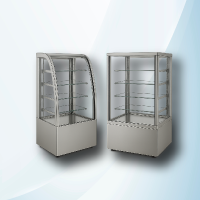 Cake Displays Curved & Square Glass