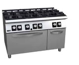Fagor Kore 700 4 Burner Gas Range with Gas Oven - C-G741H