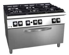 Fagor Kore 900 Series Gas 6 Burner with Gas Oven - C-G961OPH