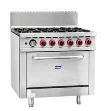 Gasmax 6 Burner With Oven Flame Failure GBS6TS