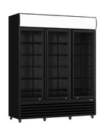 Thermaster Three Glass Door Colourbond Upright Drink Fridge - LG-1203BP