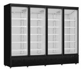 Thermaster Four Door Supermarket Fridge Black - LG-2200BGBM