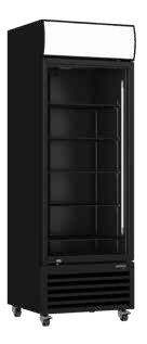 Thermaster Single Glass Door Colourbond Upright Drink Fridge White LG-540P