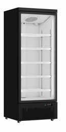 Thermaster Door Supermarket Fridge Black - LG-600BGBM