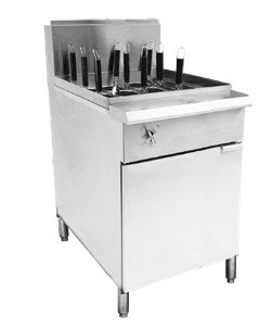PC150-6 - V Pan Natural Gas 6 Baskets Pasta and Noodle Cooker