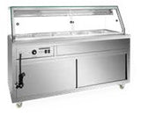 Thermaster Wet and Dry Bain Marie Display 4x1/1 GN Pans - PG150FE-XG