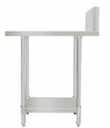 WBB-0450R Stainless Steel Kitchen Infill Bench with Splashback