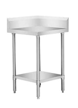 WBCB7-0900/A - Corner Workbench, 150mm Splashback & Undershelf 900x900x900mm