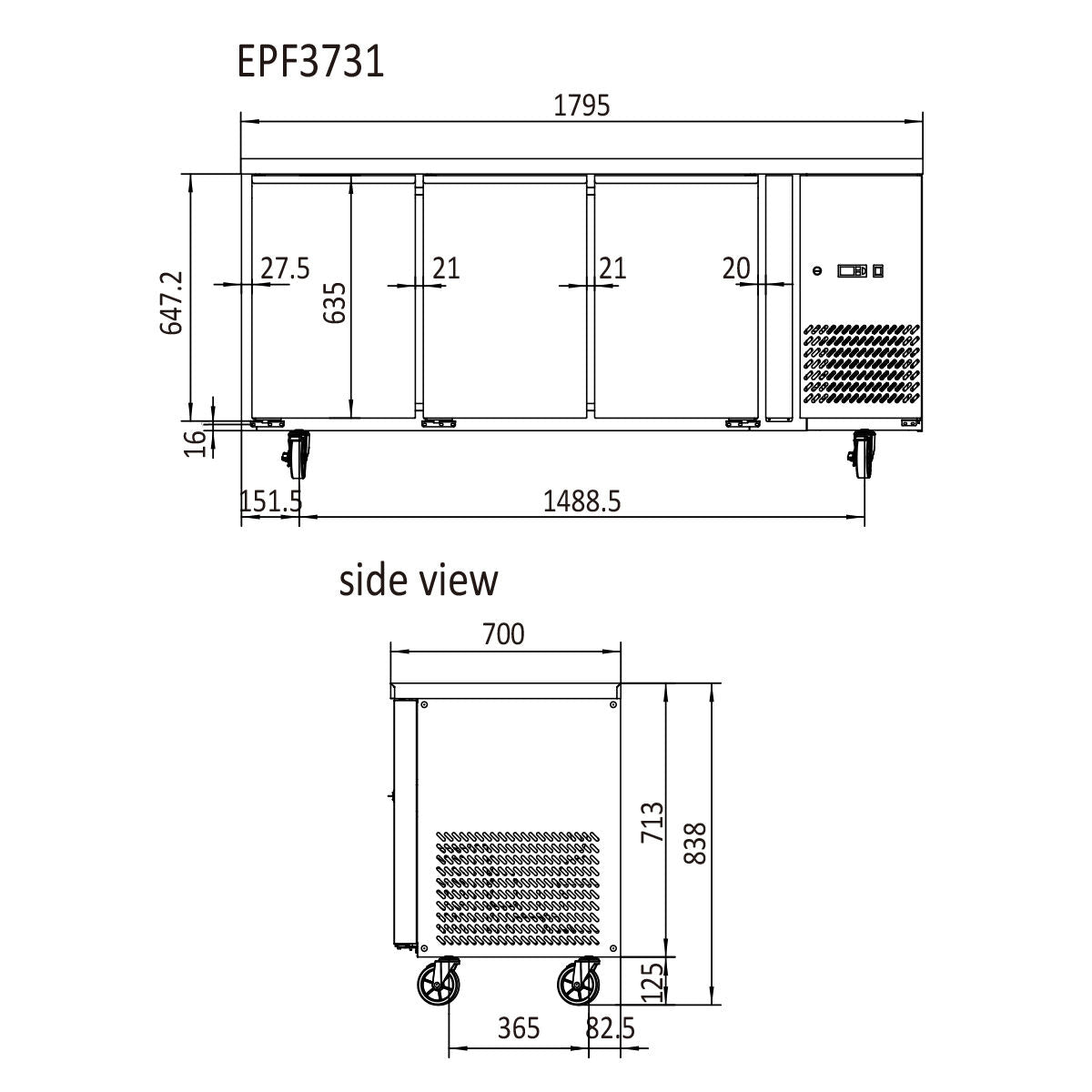 Atosa EPF3731 — Product image 2