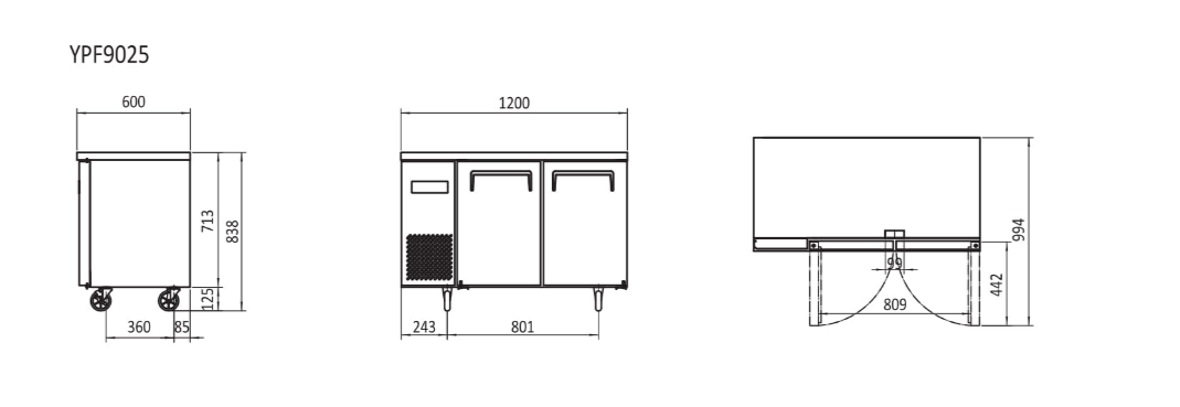 Atosa YPF9025 — Product image 2