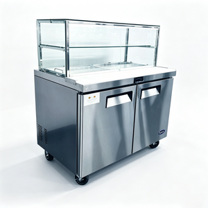 Atosa 2 Door Sandwich Bar With Glass Canopy 1530Mm (MSF8303G)