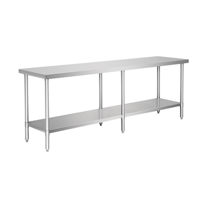 Modular Systems Stainless Steel Workbench — 2400 mm Wide (WB6-2400/A)