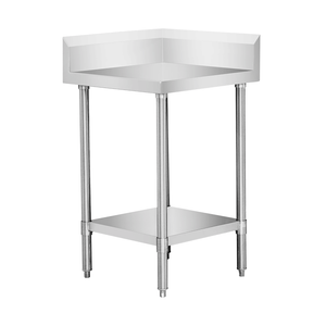 Modular Systems Corner Workbench With 150mm Splashback & Undershelf (WBCB6-0600/A)