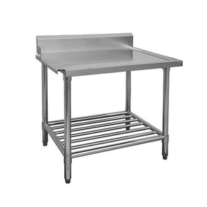 Modular Systems All Stainless Steel Dishwasher Bench Left Outlet — 1800 mm Wide (WBBD7-1800L/A)