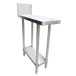 GasMax Stainless Steel Kitchen Infill Bench With Splashback — 450 mm Wide (WBB-0450R)