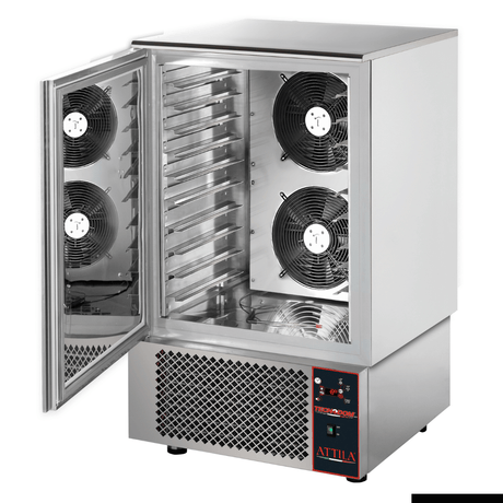 Tecnodom DO10 blast chiller - open door and interior