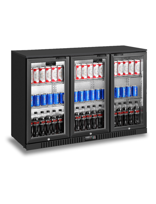 3 SWING DOORS BACK BAR COOLER BB-330HEC