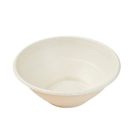 PakMax 40oz Deep Sugarcane Bowl (DB-198-40W) — Carton of 500