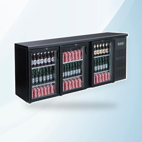 AMING standardized product image - BC3100G Three Door Drink Cooler
