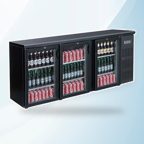 AMING standardized product image - BC3100G Three Door Drink Cooler