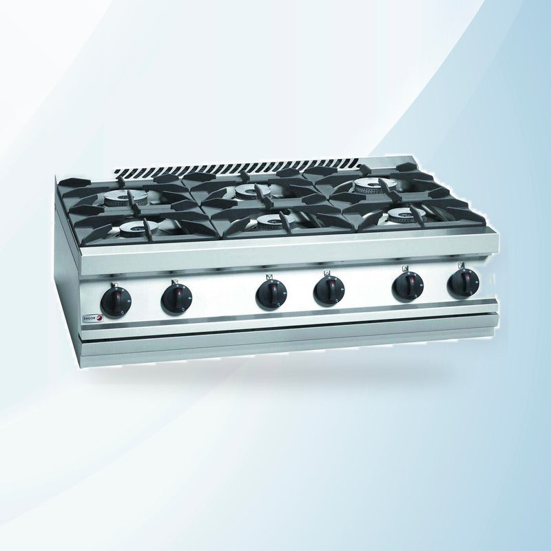 AMING standardized product image - Fagor 700 series natural gas 6 burner SS boiling top CG7-60H