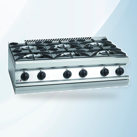 AMING standardized product image - Fagor 700 series natural gas 6 burner SS boiling top CG7-60H