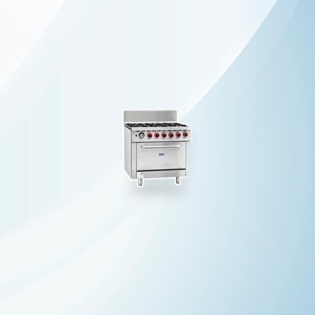 AMING standardized product image - Gasmax 6 Burner With Oven Flame Failure GBS6TS