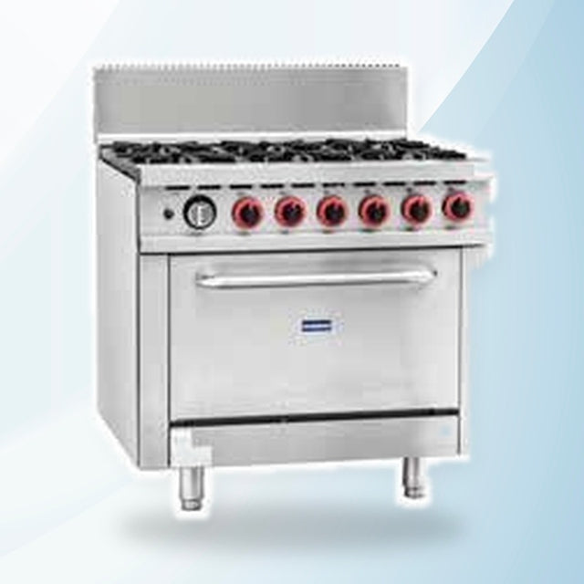 AMING standardized product image - Gasmax 6 Burner With Oven Flame Failure GBS6TS