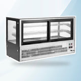 AMING standardized product image - Counter top square 2 Shelves Glass cold food display - GN-1200RT
