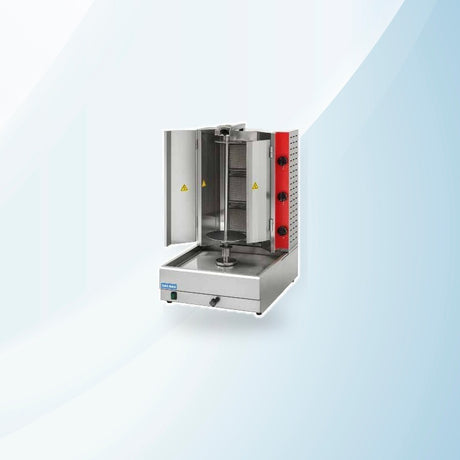 AMING standardized product image - GasMax Semi-automatic 3 Burner LPG Kebab Machine - KB-3LPG
