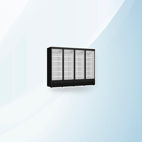 AMING standardized product image - Thermaster Four Door Supermarket Fridge Black - LG-2200BGBM