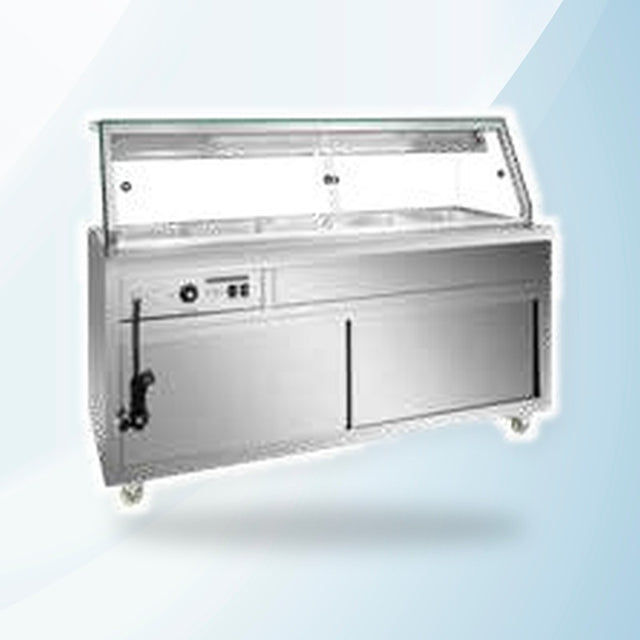 AMING standardized product image - Thermaster Wet and Dry Bain Marie Display 4x1/1 GN Pans - PG150FE-XG