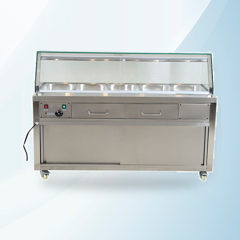 AMING standardized product image - F.E.D Heated Bain Marie Food Display - PG180FE-YG