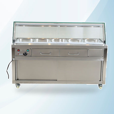 AMING standardized product image - F.E.D Heated Bain Marie Food Display - PG180FE-YG