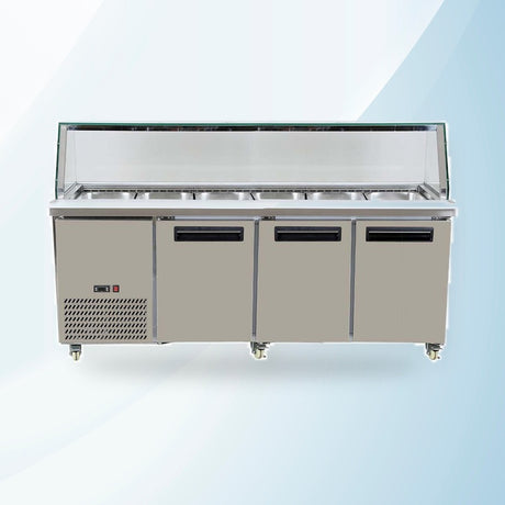 AMING standardized product image - PG210FA-YG Cold Salad and Noodle Bar 6x1/1 GN Pans